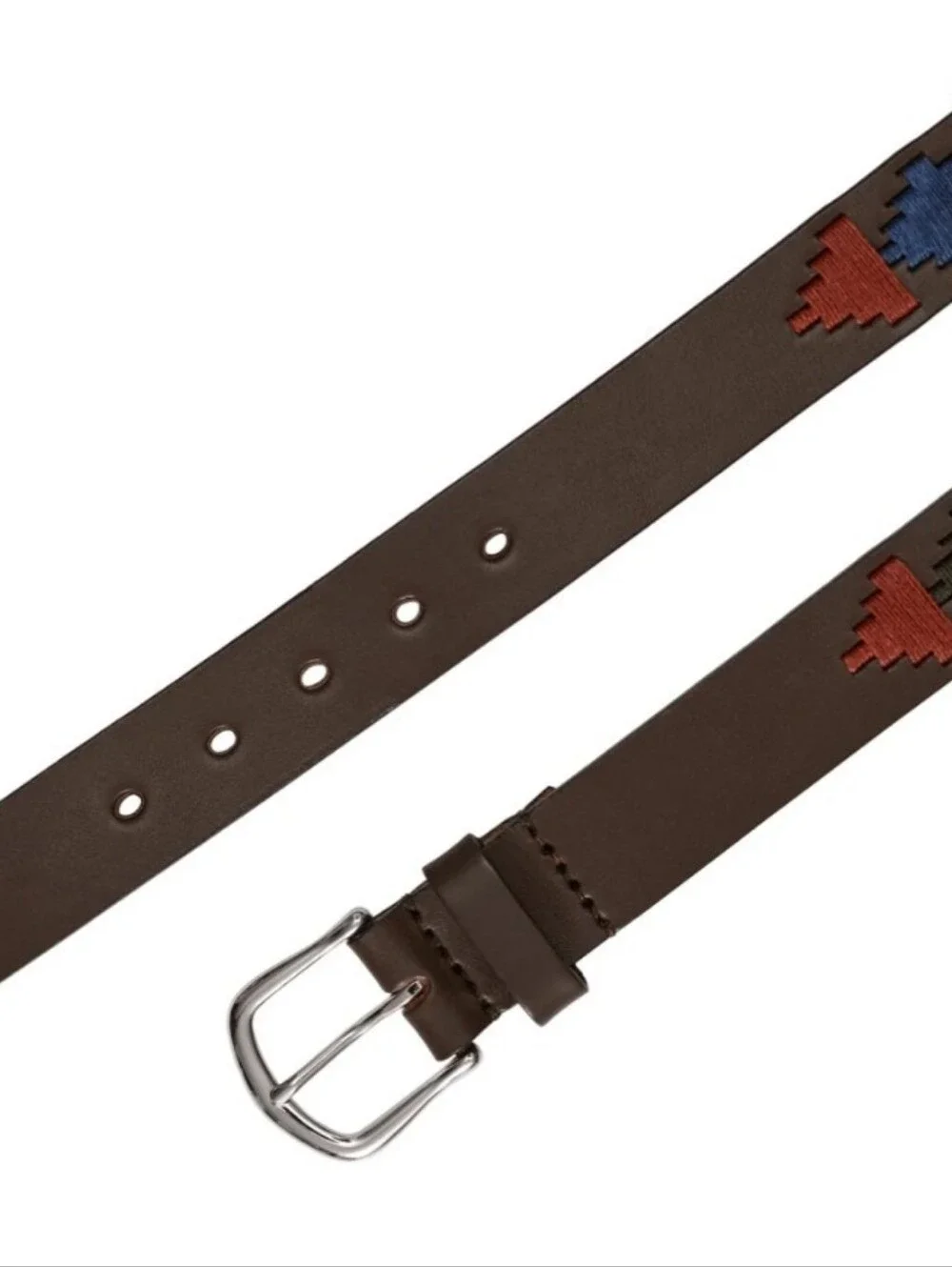 Holderness & Bourne FIRE! NWT! The Barker Belt in Brown/Cypress/Claret/Navy.